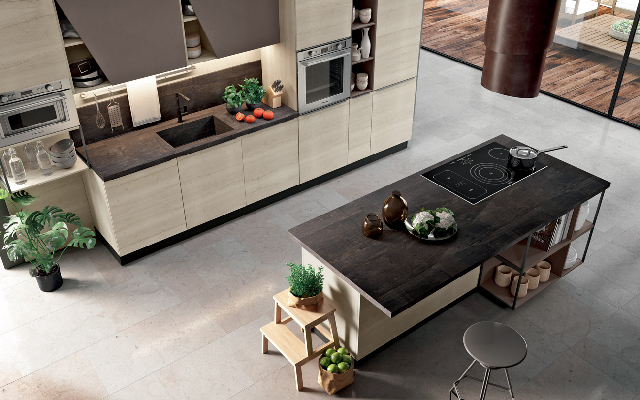 Cucina sola vista dall'alto 2