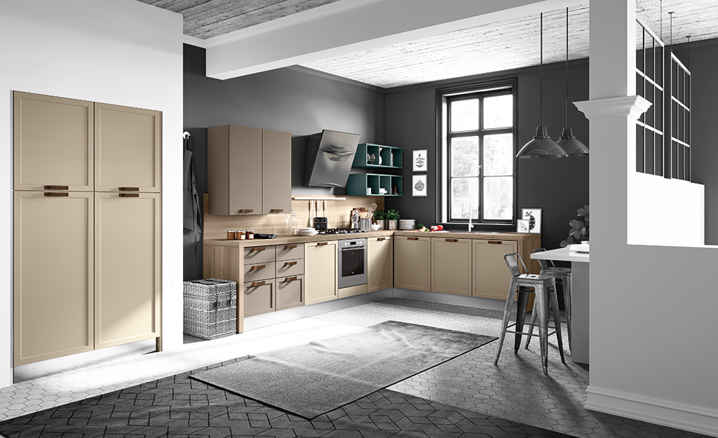 Copertina articolo cucina angolare