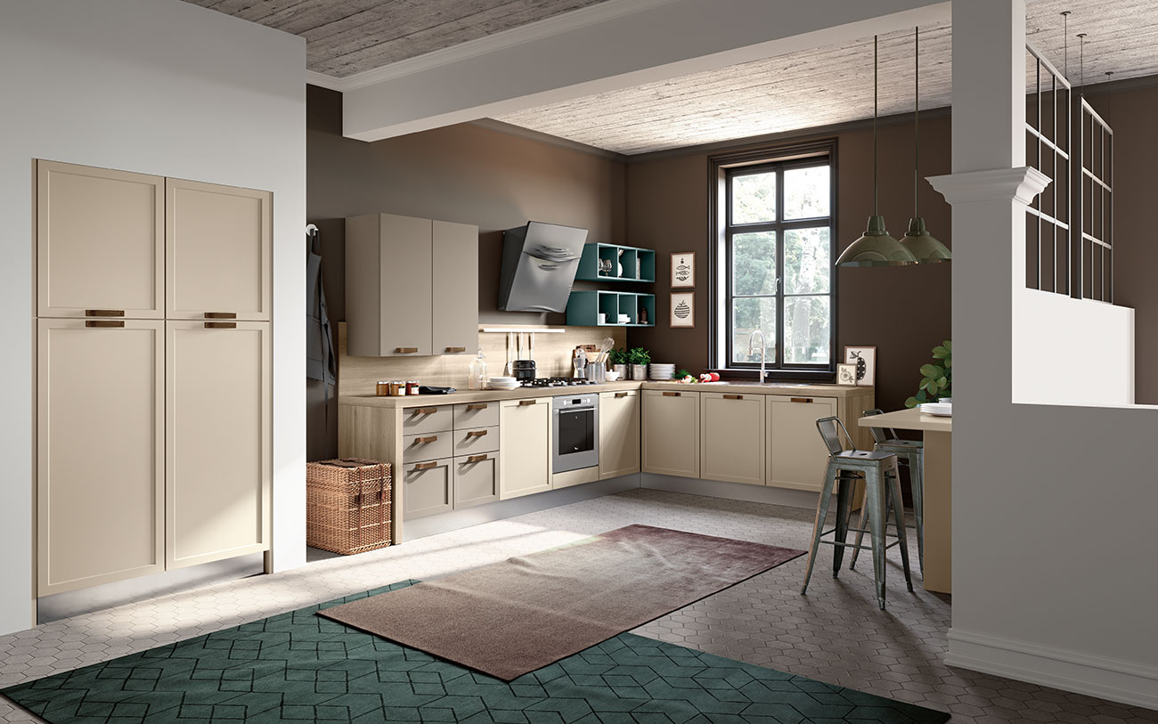 Cucina angolare progettata intorno a te