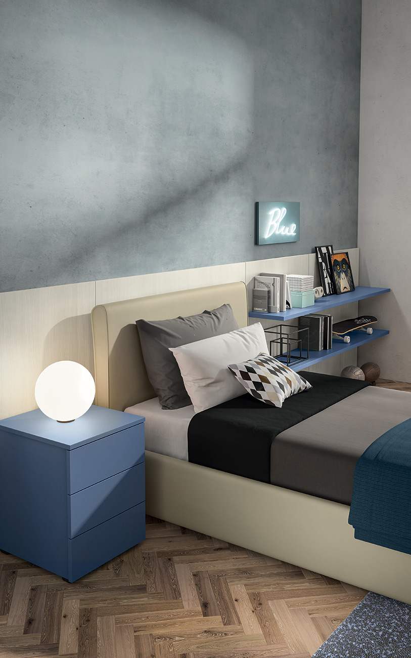 Cameretta per bambini e bambine modello VCJ001 particolare letto