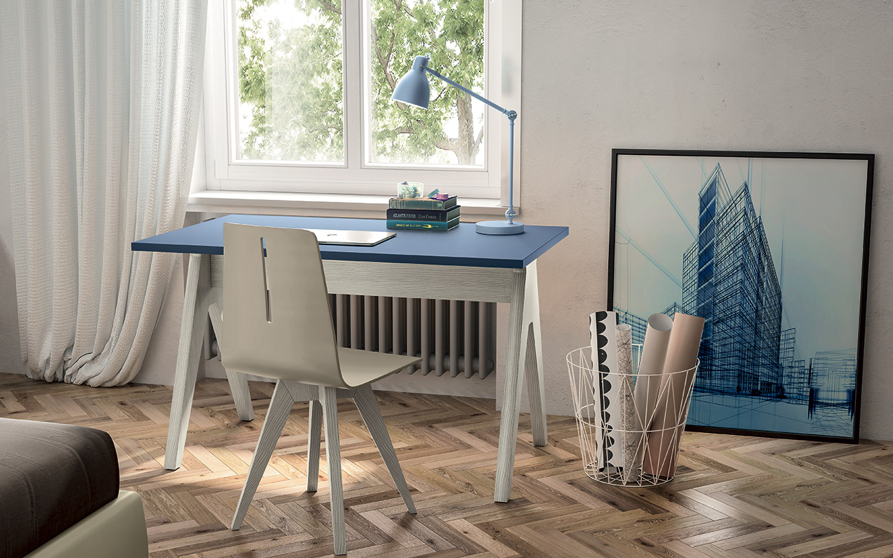 Cameretta per bambini e bambine modello VCJ001 particolare scrivania