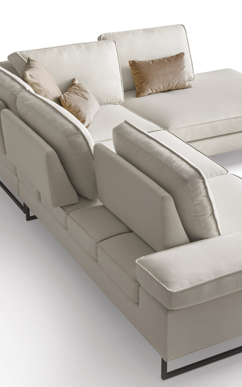 Luis divano in tessuto LeComfort catalogo Pensarecasa particolare