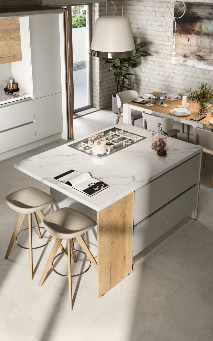 Cucina componibile con isola | W0002 pensarecasa.mom particolare isola