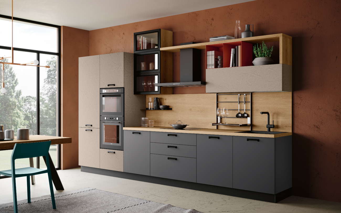 DM0677 cucina lineare Pensarecasa totale