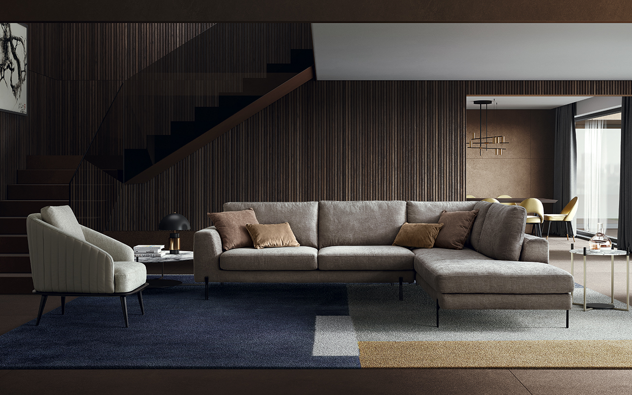 VOYAGE Divano imbottito della collezione LeComfort catalogo Pensarecasa