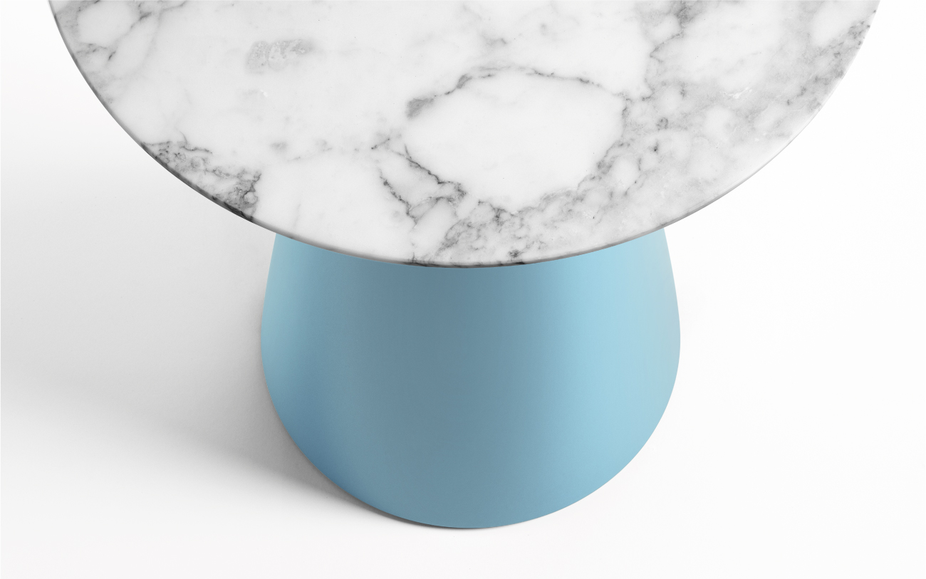 Tavolino basso Smurf M - collezione Pigmentə Pensarecasa