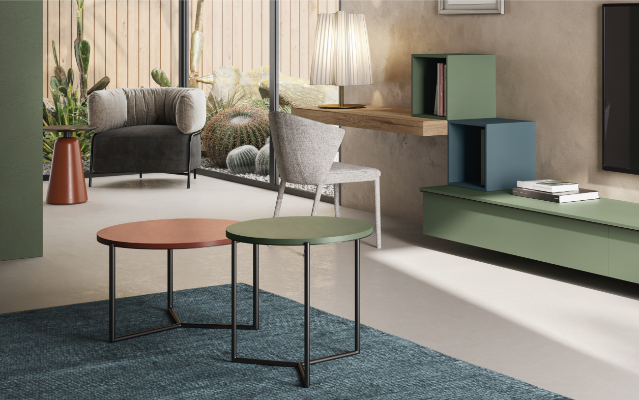 Tavolino basso Splice S - collezione Pigmentə Pensarecasa