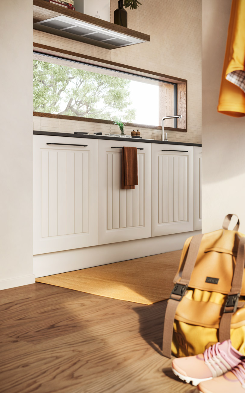 Cucina piccola famiglia particolare ingresso pensarecasa