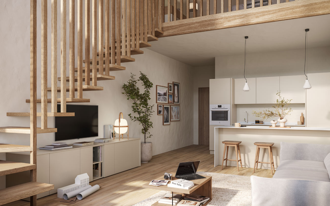 Bilocale 45mq stile scandinavo pensarecasa