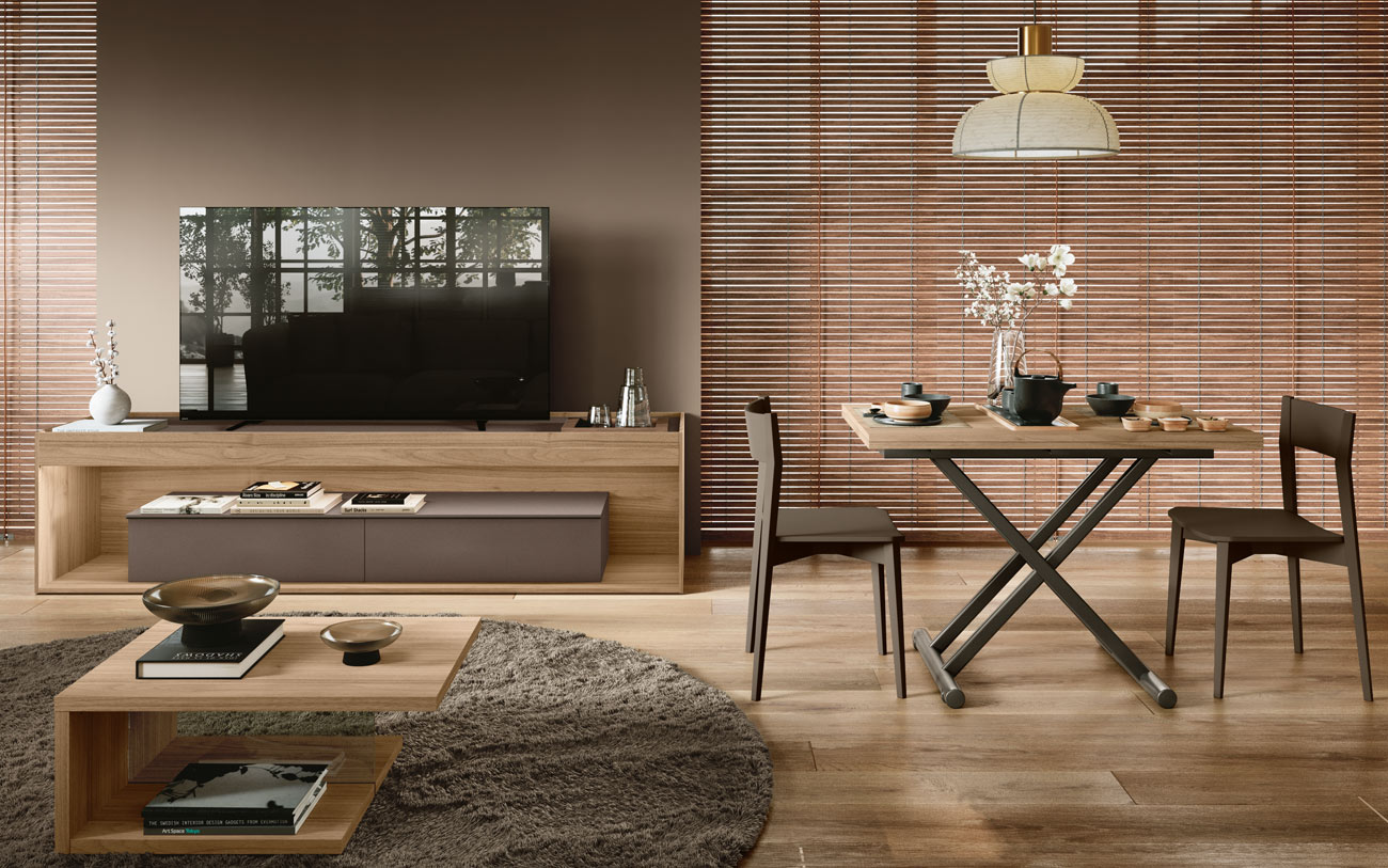 Sala da pranzo e relax stile zen pensarecasa