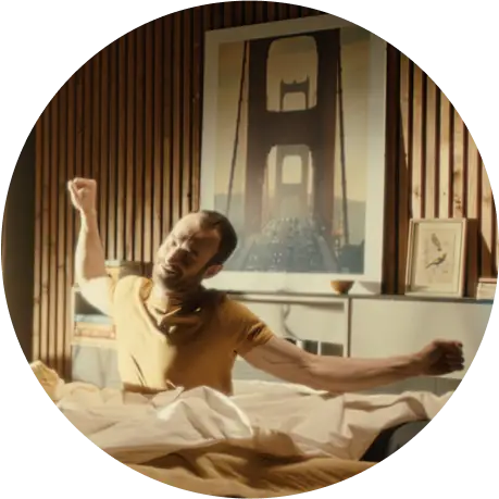 Frame video in camera da letto Pensarecasa