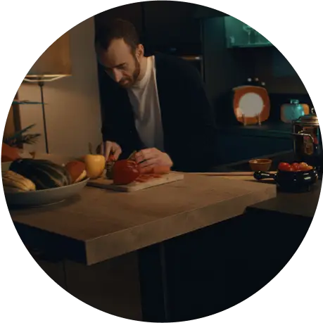 Frame video in cucina Pensarecasa